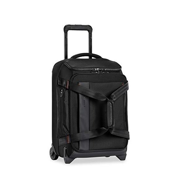Briggs & Riley ZDX Upright Rolling Duffel Bag， Black， Carry-On 21-Inch 並行輸入品