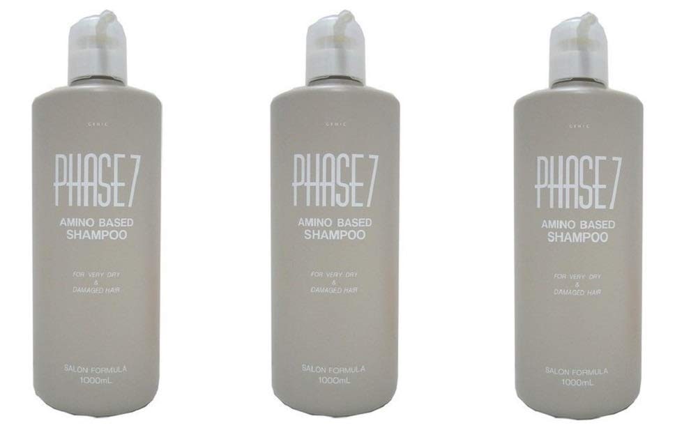【x3個セット】 資生堂 ジェニック フェイズ7 ヘアシャンプー 1000ml 美容室