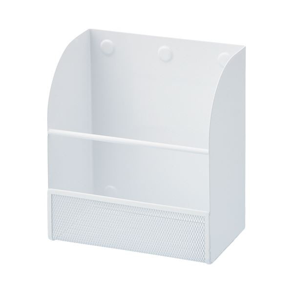 (まとめ)リヒトラブ マグネットラック・M 白 A-7451-0 1個 (×5セット)