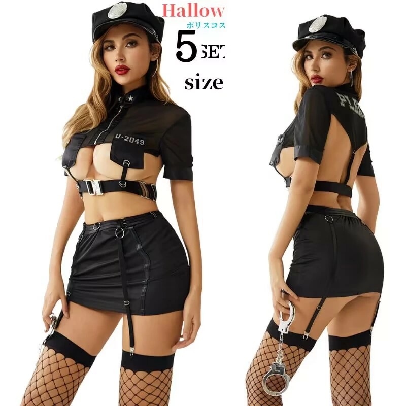 コスプレ ポリス セクシー コスプレ衣装 セクシー 大人 コスプレ衣装 仮装 警察 ミニスカポリス 警察官 セクシーコスプレ ミニスカ 女 アダルトコスチューム