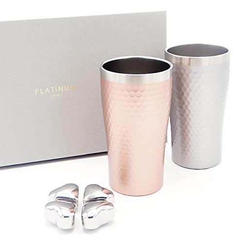 織部 プラチナム ステンレス サーモタンブラーペア