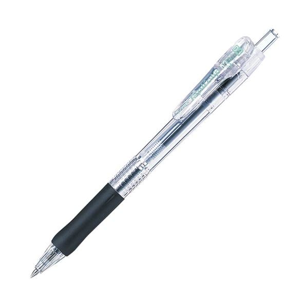 (まとめ) ゼブラ 油性ボールペン タプリクリップ 0.4mm 黒 BNH5-BK 1本 (×100セット)
