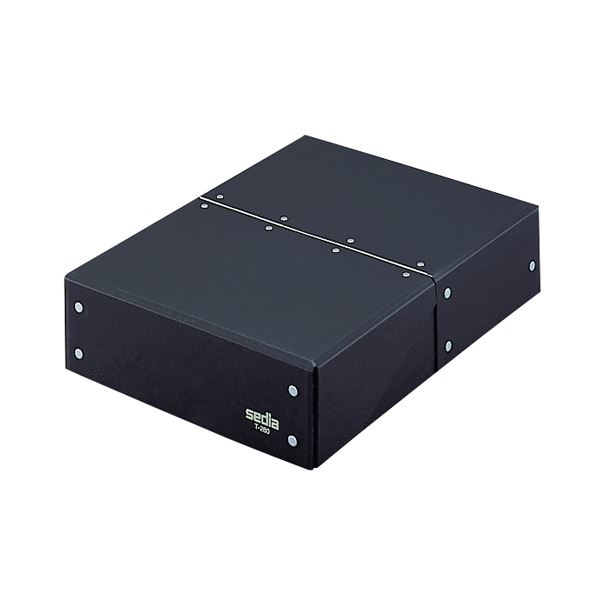 (まとめ) セキセイ デスクトレー・ボックスタイプ 黒 T-280クロ 1個 (×10セット)