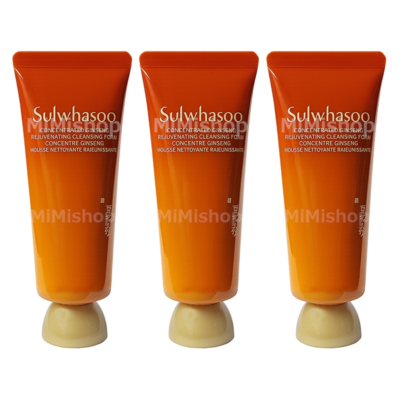 滋陰生(ジャウムセン) クレンジングフォーム 50g x 3個＝150g サンプル/Concentrated Ginseng Rejuvenating