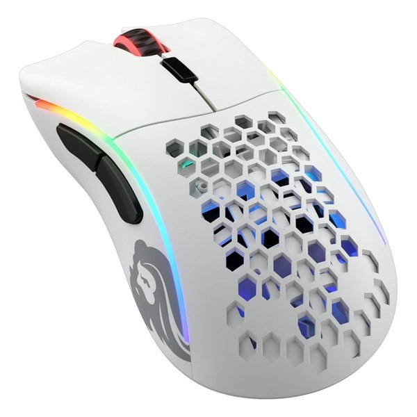 Glorious Model D Minus ワイヤレス軽量ゲーミングマウス マットホワイト GLO-MS-DMW-MW