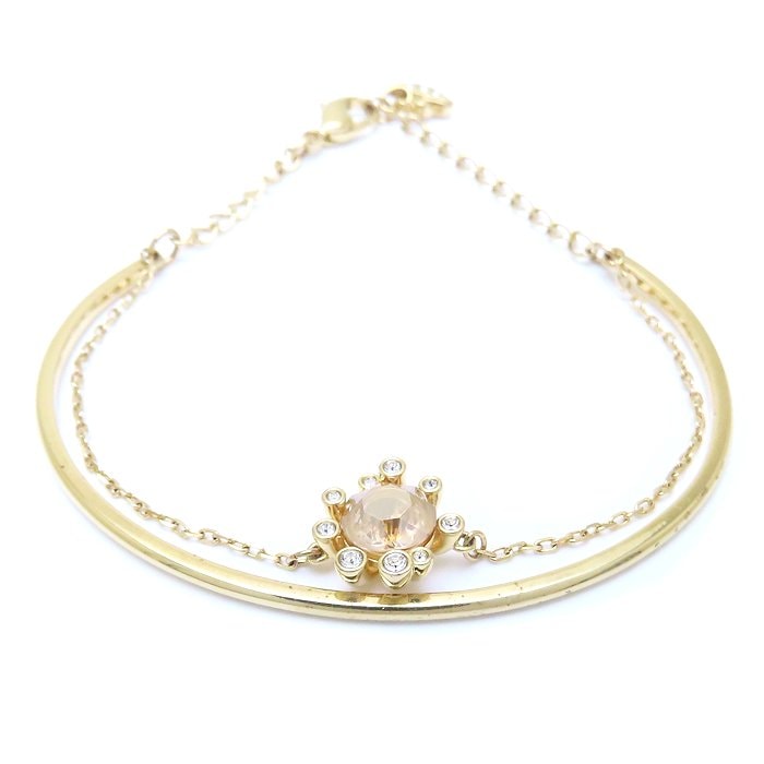 クリスタル ブレスレット GP ゴールドメッキ /293980【中古】