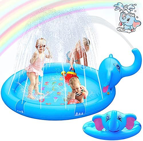 ランキングTOP5 2021 象 噴水マット プレイマット ビーチマット 家庭用 水遊び 無料発送 ビニールプール おもちゃ 噴水