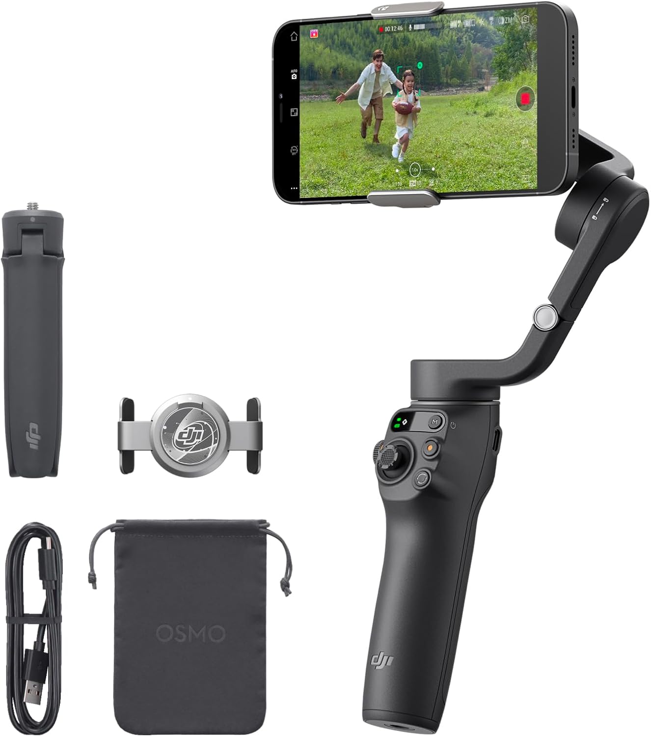 DJI ジンバル Osmo Mobile 6 スレートグレー【国内正規品】機能アップグレード 3軸スマホジンバル トラッキング機能