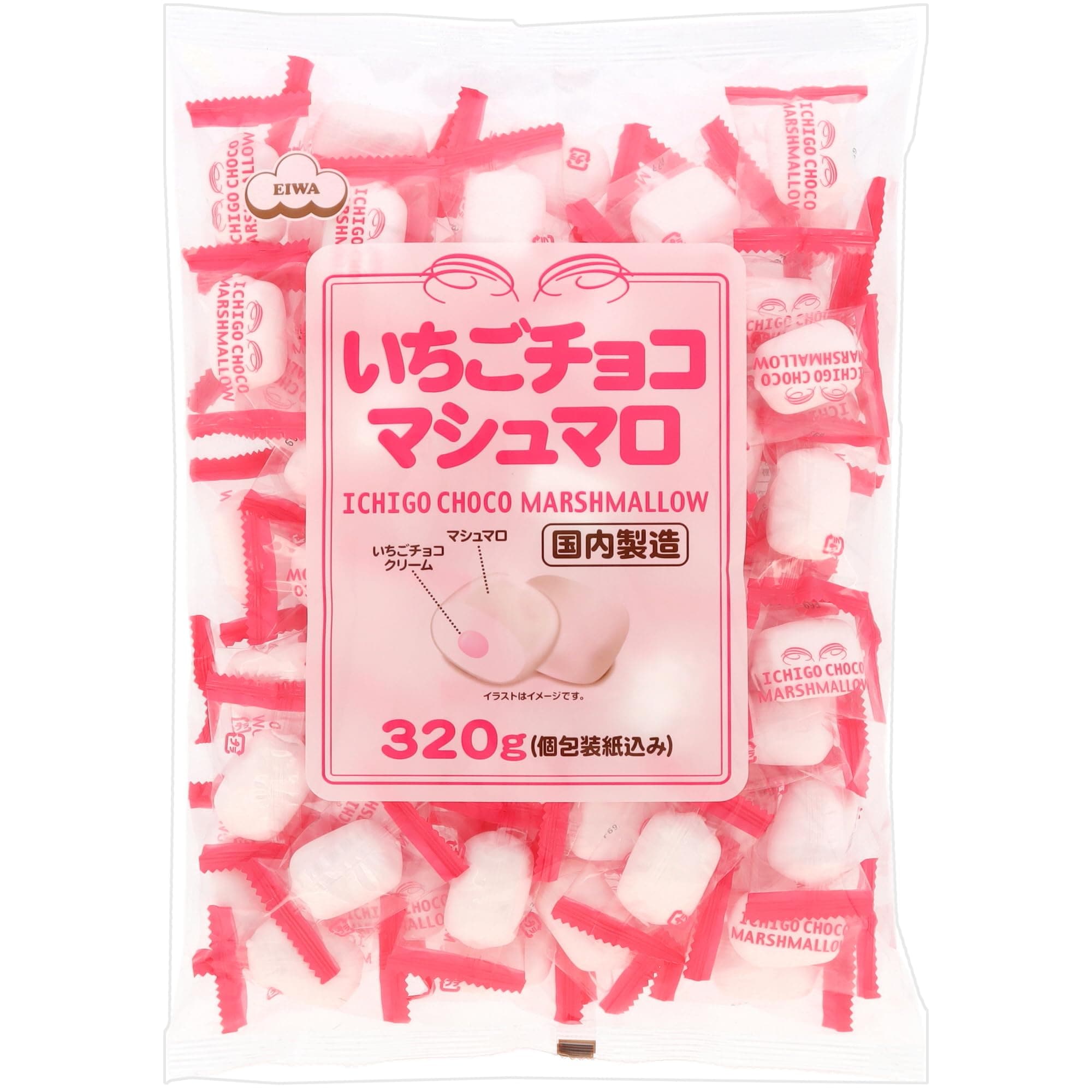エイワ いちごチョコマシュマロ徳用袋 320g×6袋 5,962円