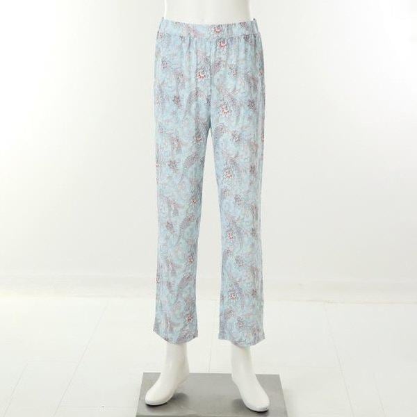 VEPA103M_メンズ スパン ペイズリー イージーウェアパンツ