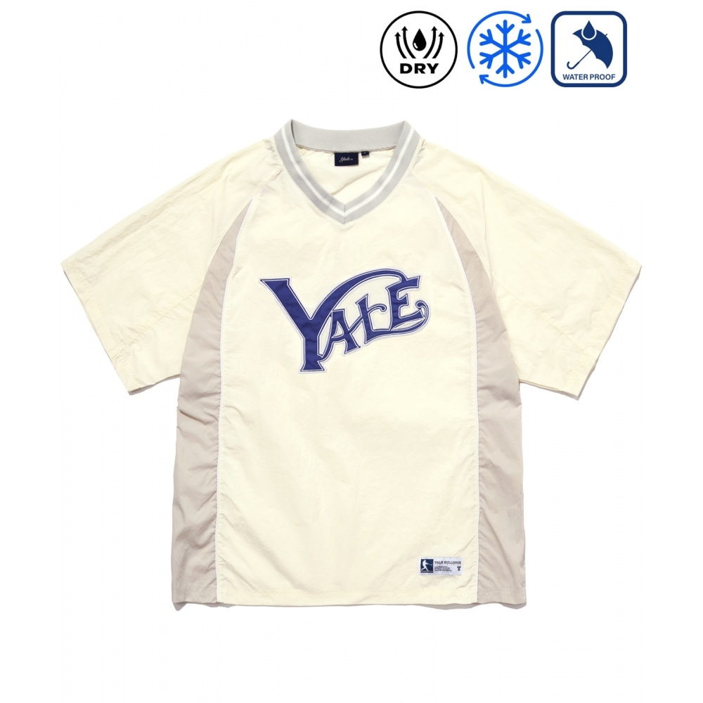 YALE ナイロン スポーツ チーム ジャージ アイボリー