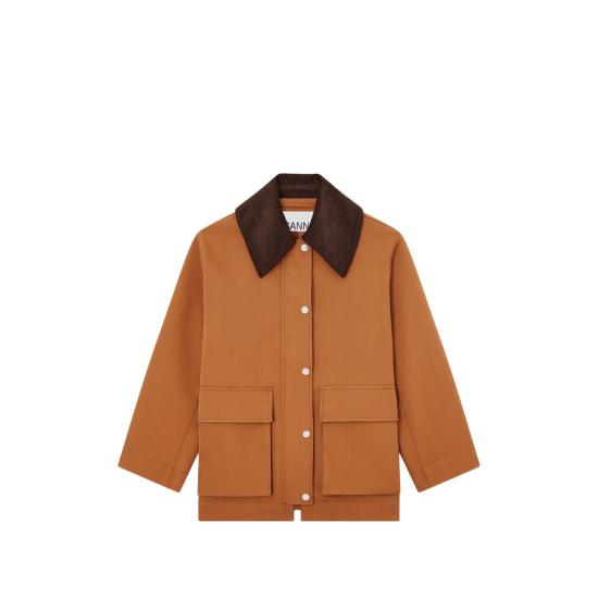 GANNI Women Jackets A1010221 05W BROWN