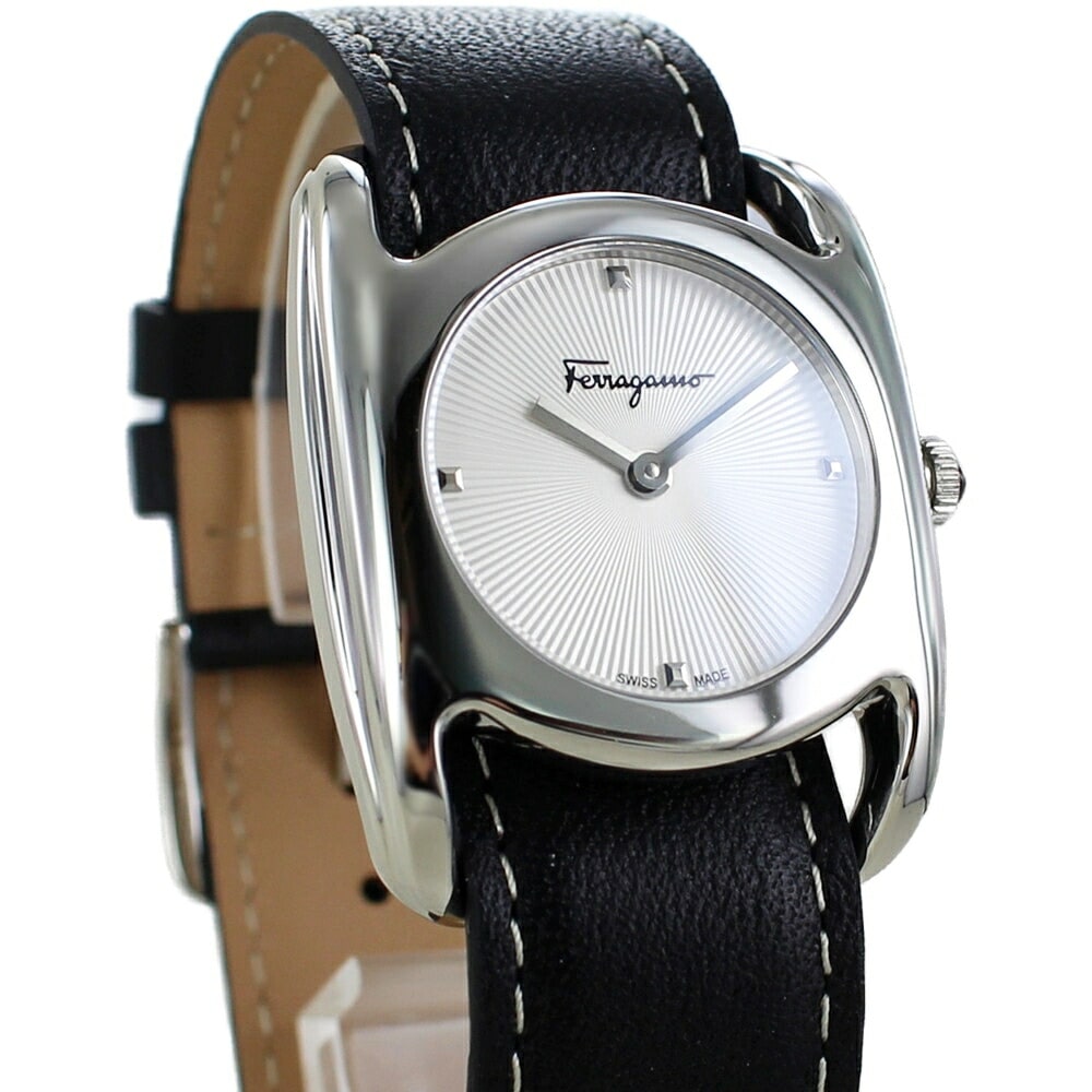 サルバトーレ フェラガモ 腕時計 手表 レディース 女性 誕生日プレゼント 革ベルト 時計 ブラック 結婚記念日 妻 プレゼント 彼女 母 記念日退職 ギフト 贈り物 ポイント消化