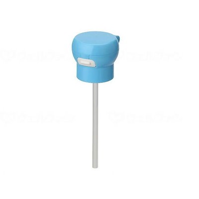 他サイト： 小森樹脂 ペットボトルストローキャップ アタッチメント付 ブルー メーカー直送の商品画像