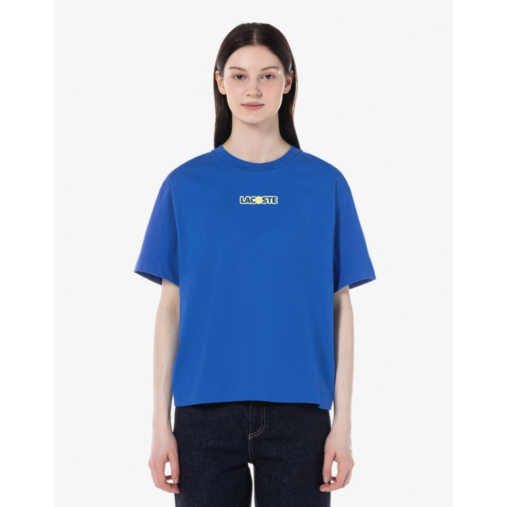 ラコステウィメンズテニスオーバーフィットショートスリーブ T シャツ TF7293-54G IXW