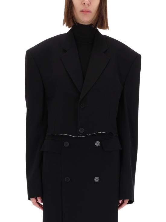 BALENCIAGA Women Jackets 839295 TRT011000 BLACK