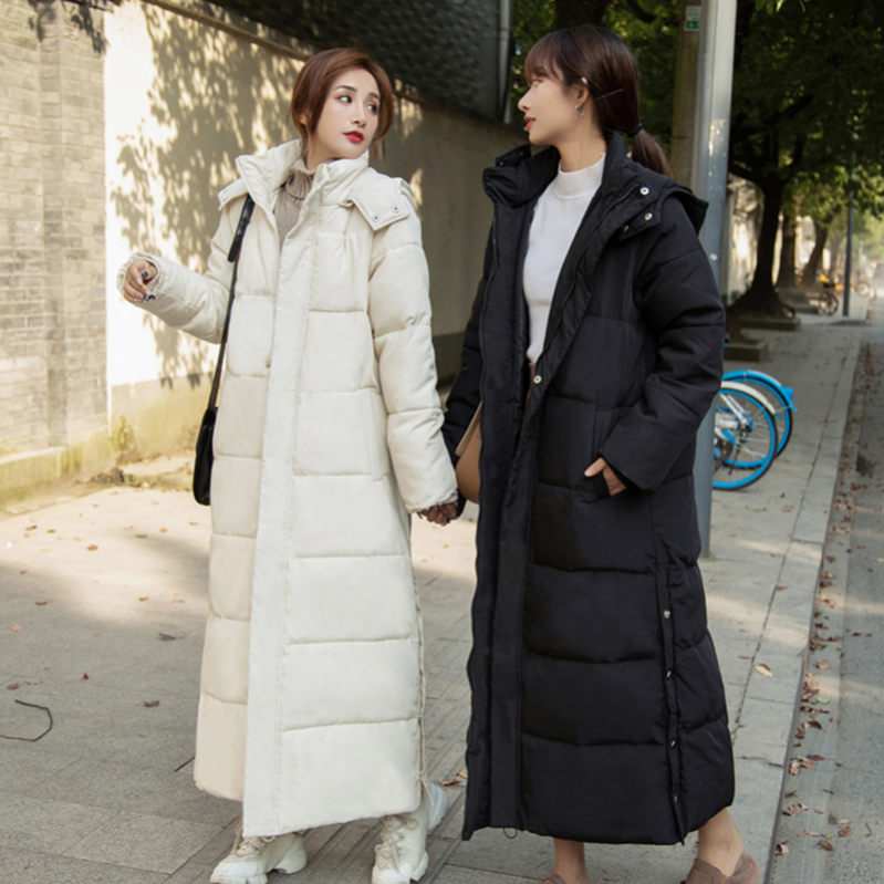 ダウンコート 着心地よい ロング ダウンコート フード付き ダウン コート ロングダウンコート ダウンジャケット 大きいサイズ 体型カバー ダウン レディース コート アウター 冬物 防寒物 綿入れ上
