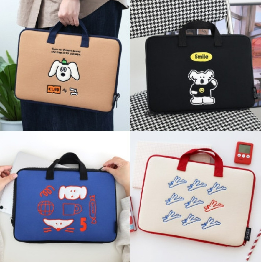 パソコンケース韓国 ノートパソコンポーチ 13インチ ワイド ノートパソコン バッグ