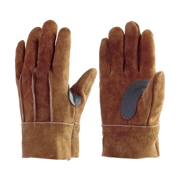 （まとめ）富士グローブ IT-68 背縫い ブラウン L 1745 1双 [x3セット]