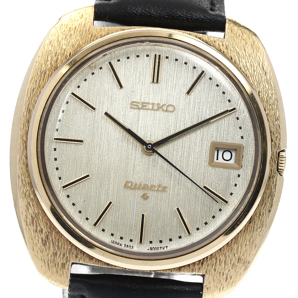 セイコー SEIKO 35-9000 アストロン K18YG デイト クォーツ メンズ _889151【中古】 713,790円