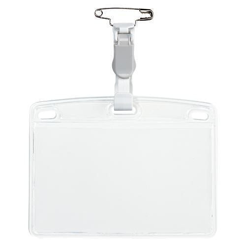 （まとめ買い）オープン工業 タッグ名札 プラクリ 横名刺 10枚 NT-5-GY 00023798 [x3]