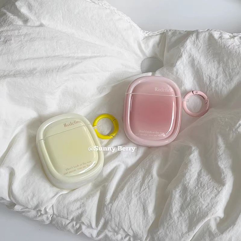 airpods pro ケース 韓国シンプルミルクイエローピーチピンクairpods proケース