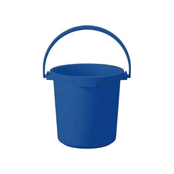 （まとめ）TRUSCO PPカラーバケツ 22L青 TPPB-22-B 1個[x5セット]