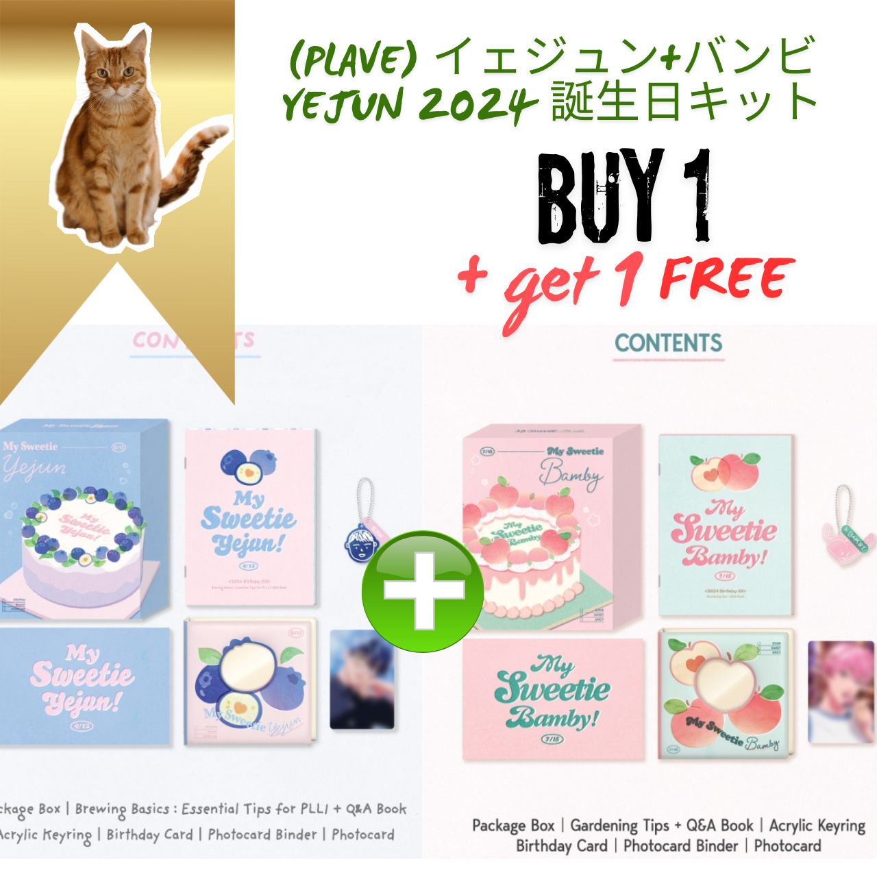 (PLAVE) イェジュン+バンビ YEJUN 2024 誕生日キット SET