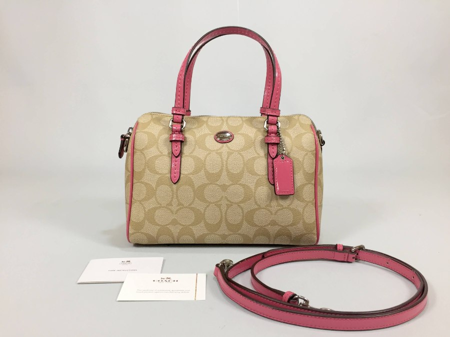 ハンドバッグ 2way シグネチャー PVC 中古品