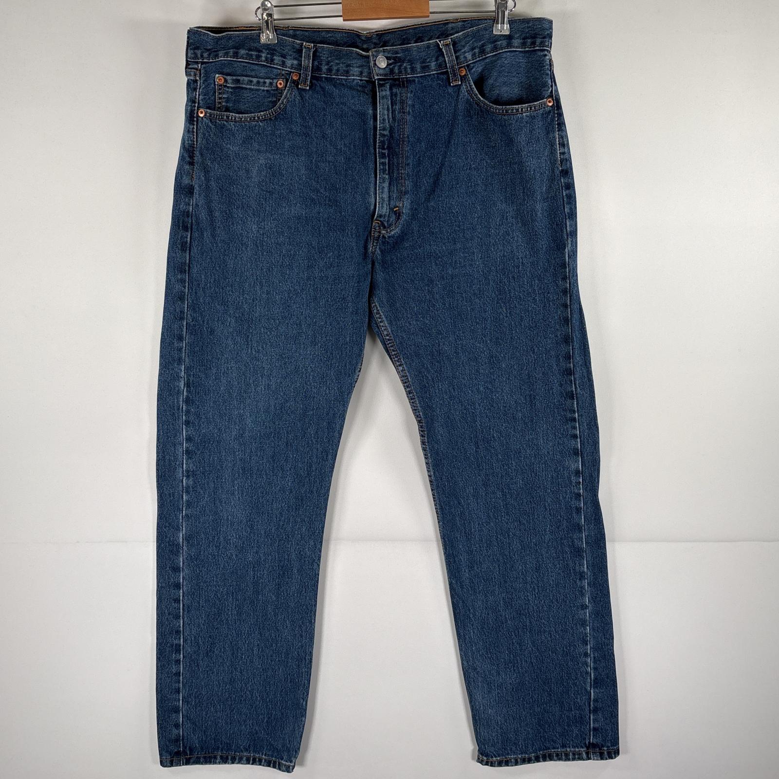 古着 デニムパンツ 505 ストレート ジーパン 5ポケット 大きいサイズ ジーンズ w40 L32 ブルー メンズ