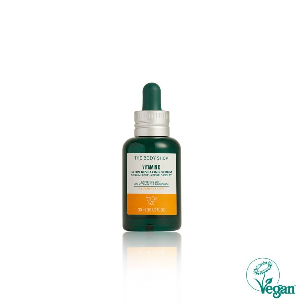 【The body shop】 ビタミンC グロー リビリング セラム 30ML 贈呈品なくなり次第贈呈終了
