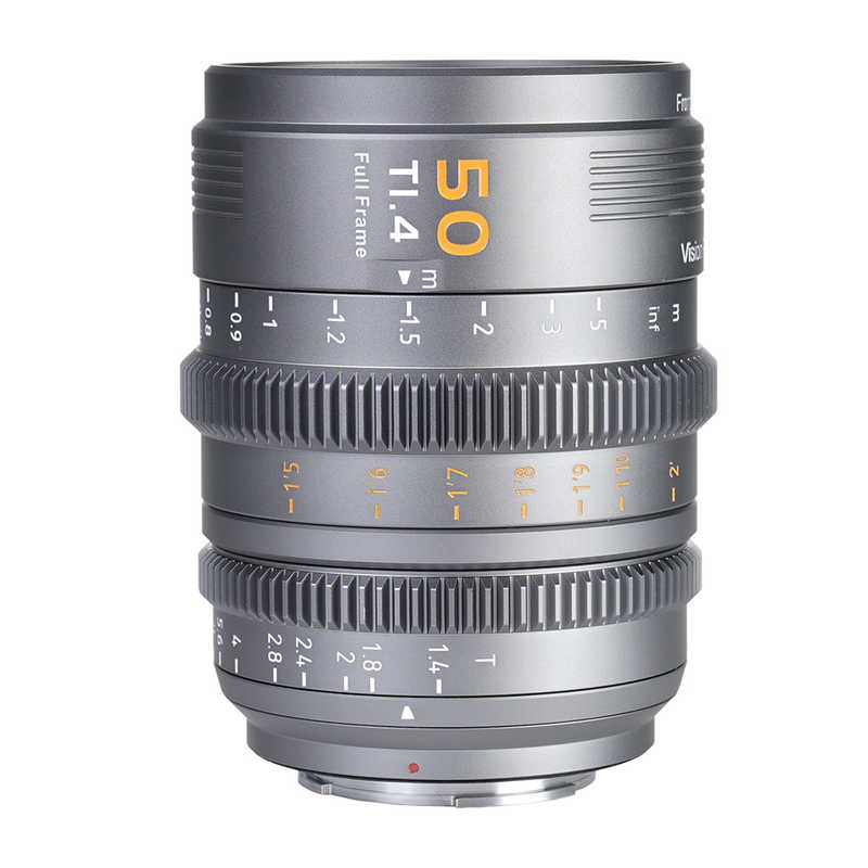SIRUI　マウント交換式シネマレンズ T1.4 Full Frame 50mm E/グレー(L/RF/Z交換マウントアダプター付) ［ソニーE /単焦点レンズ］　VP-1-50G-JP