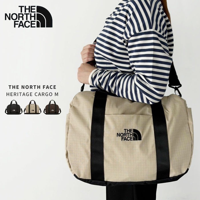 SALE 【国内発送】THE NORTH FACE / HERITAGE CARGO M ボストンバッグ 大きめ 旅行 2way A4 レディース メンズ ロゴ【送料無料】