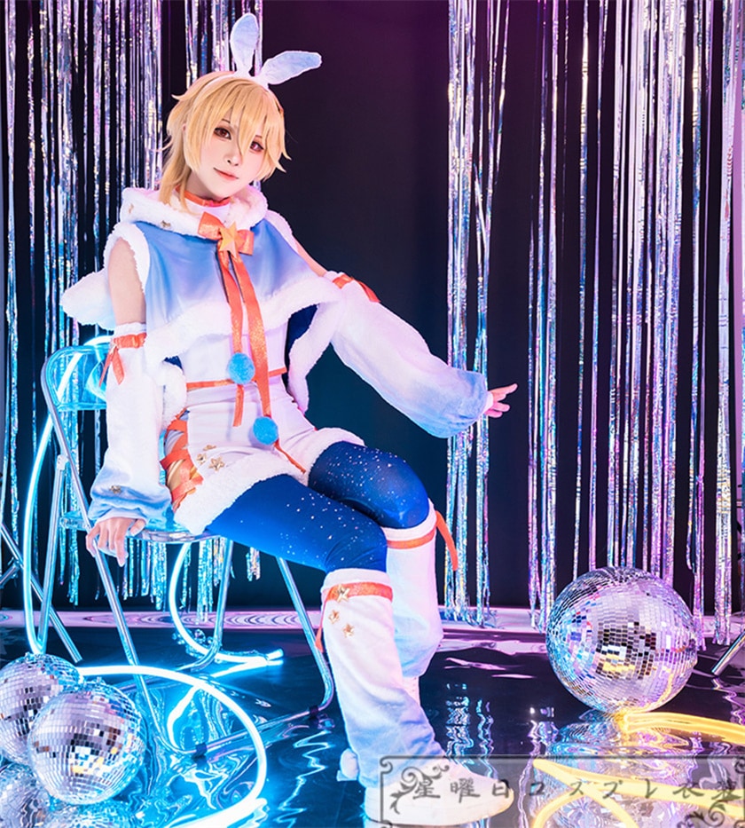 ES あんさんぶるスターズ アルバムシリーズ TRIP Ra*bits 真白友也 仁兎なずな 天満光 紫之創 コスプレ衣装 コスチューム ハロウィン 变装服 仮装