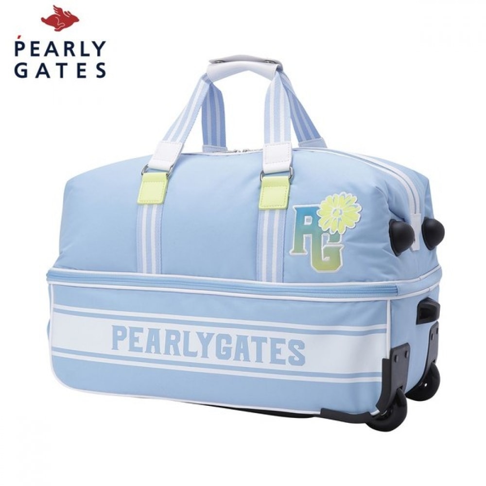 (パリゲイツ) レディースロゴフラワーホイールボストンバッグ