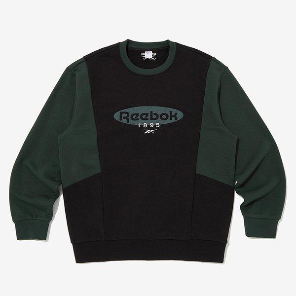 ヘリテージ配色マンツーマン ブラック/グリーン RETS5FM42BK