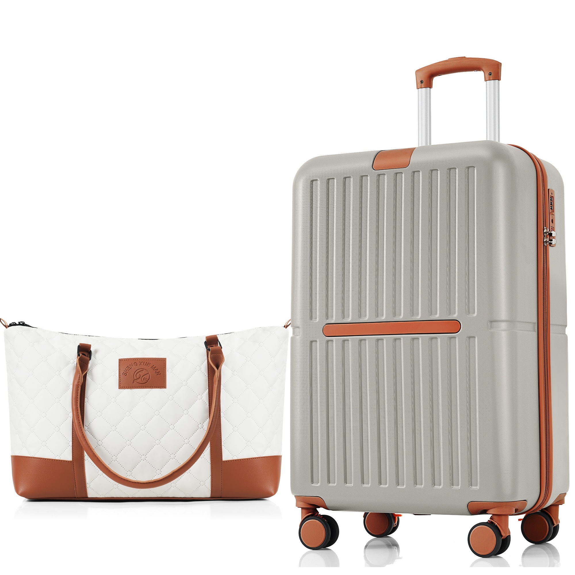 スーツケース Sサイズ トートバッグ ハンドバッグ レディース バッグ 手提げ 大容量 USBポート付き キャリーケース ストッパー付き カップホルダー付き 大容量 機内持ち込み 超軽量 軽い おしゃ 5,715円