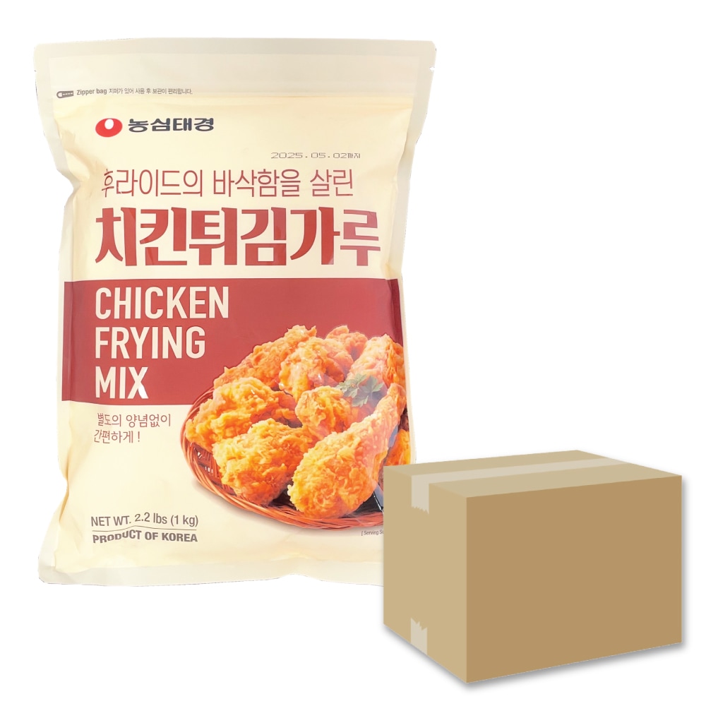 Otaste(農心) チキンパウダー 1kg 10袋 セット/ 韓国 本場 ザクザクチキンパウダー 唐揚げ粉 からあげ粉 から揚げの素 チキン粉