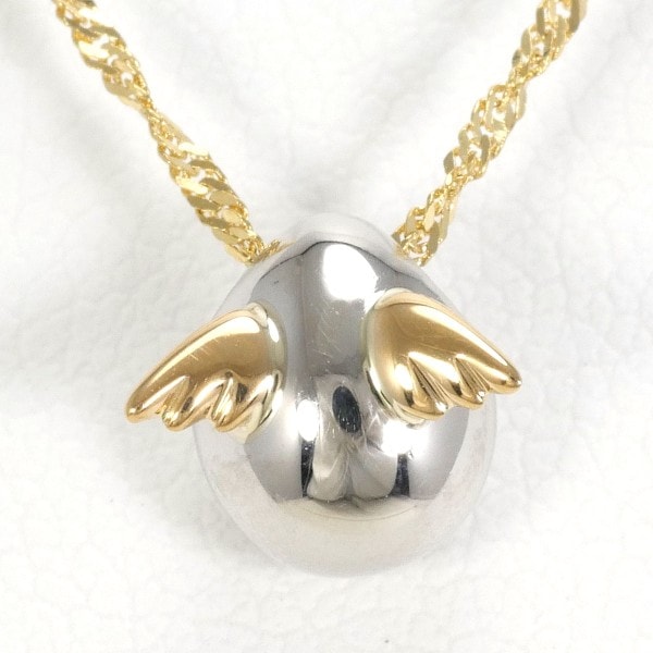 PT900 プラチナ K18YG ネックレス 総重量約2.7g 約40cm ジュエリー 中古