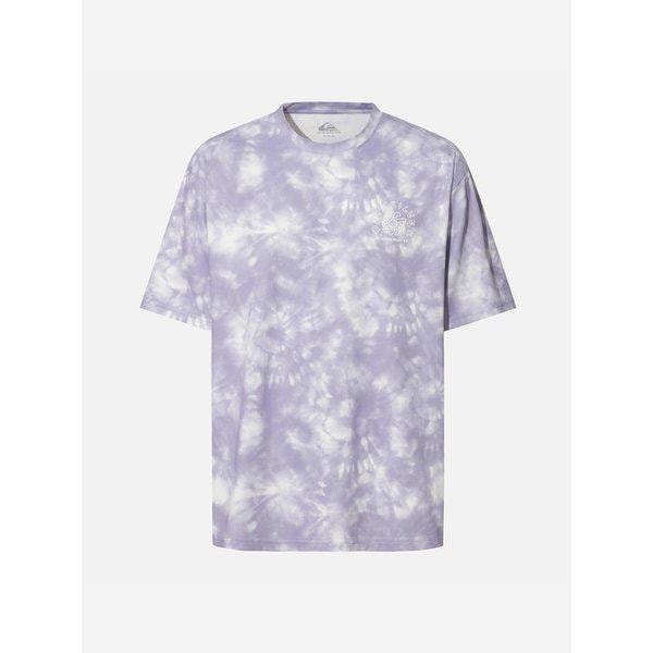 TIE DYE プリント半袖ラッシュガード (QG21RE511PUR)