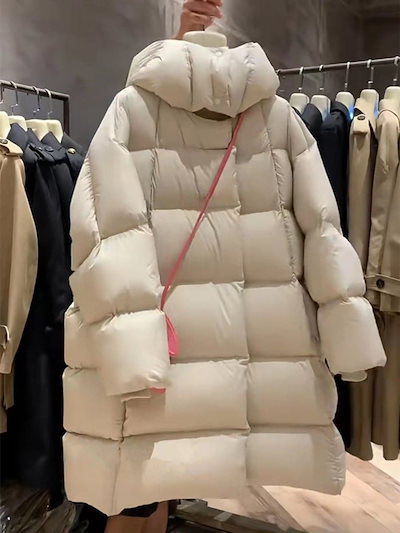 MARK&LONA マークアンドロナ 異素材 中綿 ダウン フリース パンツ L