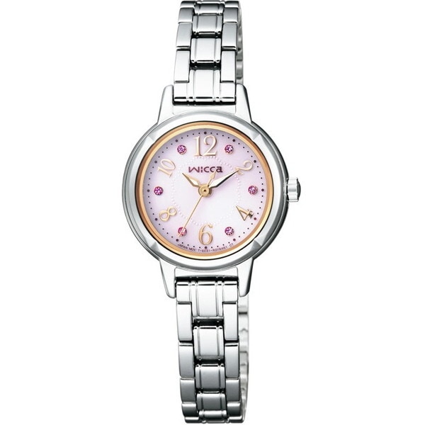 KH9-914-93 wicca (ウィッカ) ソーラーテック腕時計 (レディースウォッチ)