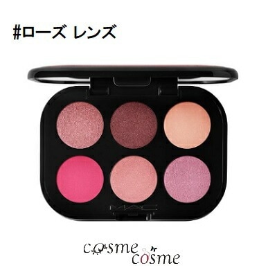 MAC マック コネクト イン カラー アイシャドウ パレット x 6 #ローズ レンズ(0773602648665)