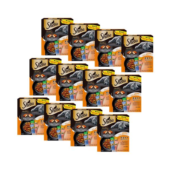 12個セット シーバデュオ 毛玉ケアセレクション 200g キャットフード