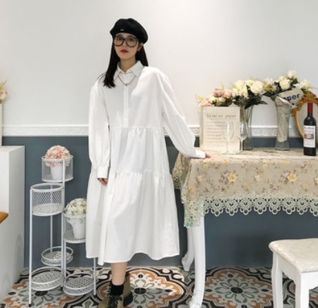 ゆったりシャツワンピース ワンピース シャツ ブラウス ロング丈 袖あり 半袖 長袖 綿 爽やか 大人スタイル かわいい 大人可愛い きれいめ シンプル カジュアル 大人 上品 おしゃれ かっこいい