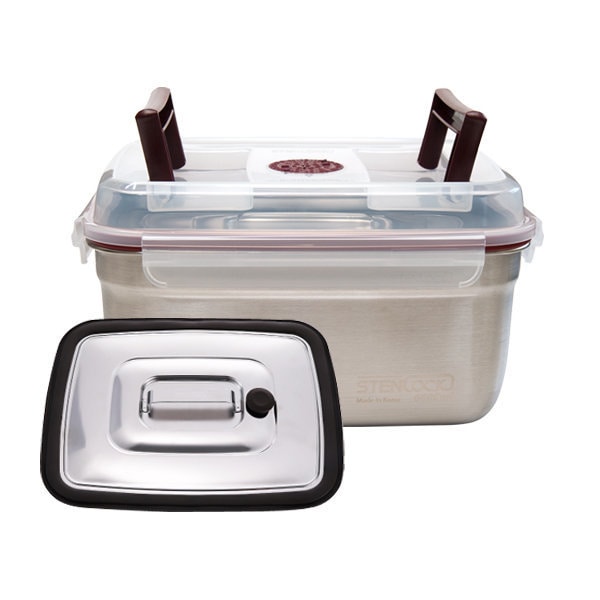 真空 押し壺 ハンディ 6号 11L ステン 押し板 キムチ容器