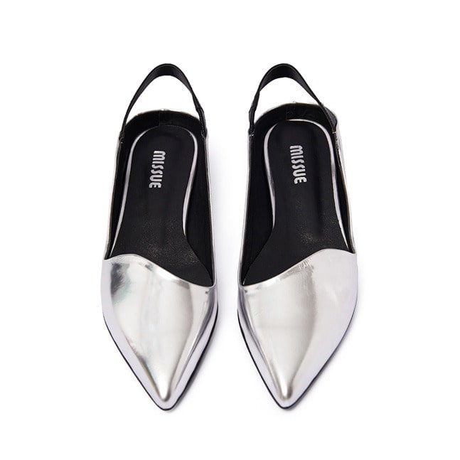 ラブリースリングバッグシューズ[シルバー]