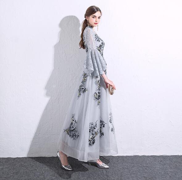 「セクシー 春新作 Aラインドレス」ロングドレス 演奏会ドレス パーティードレス ウェディングドレス