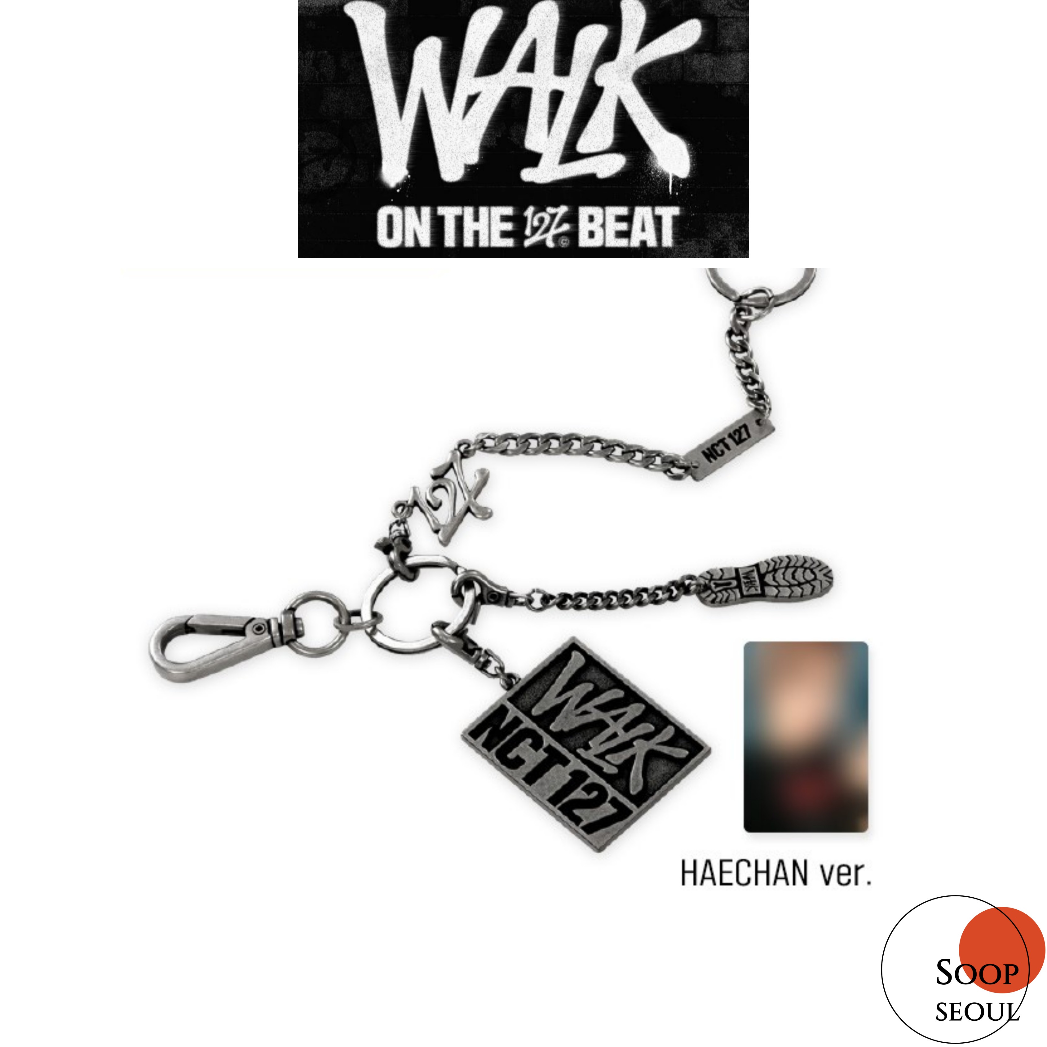 【公式】 NCT 127 WALK : ON THE BEAT Official MD / METAL CHAIN PHOTOCARD SET