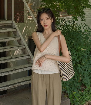 ニットベスト 韓国